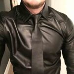 Shirts With Leather Sleeves USA