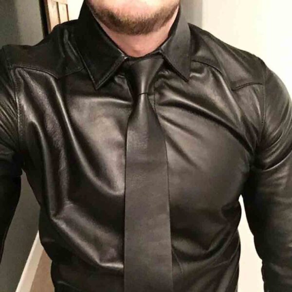 Shirts With Leather Sleeves USA