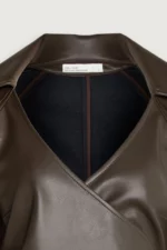 leather wrap shirt United States