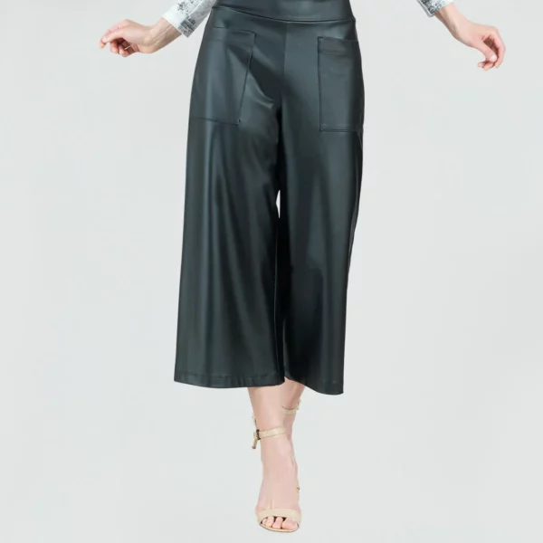 Leather Gaucho Pants