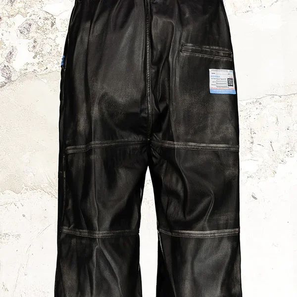 Knee Length Leather Shorts US