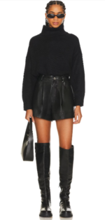 Leather Cuffed Short United States