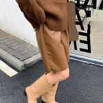 Leather Knee Length Shorts USA