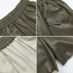 Leather Knee Length Shorts United States