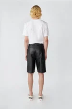 Long Leather Shorts USA