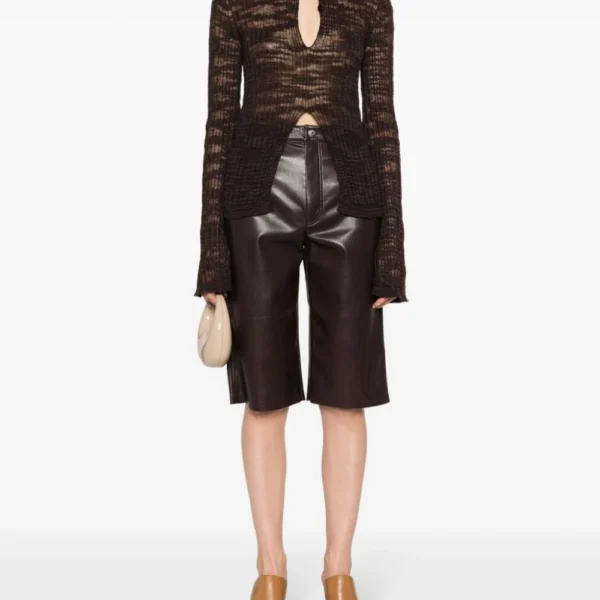 Nanushka Leather Shorts USA