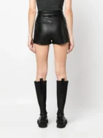 PINKO High Waisted Leather Shorts United States