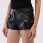 Tiny Leather Shorts US