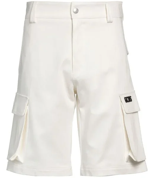 White Bermuda Leather Shorts