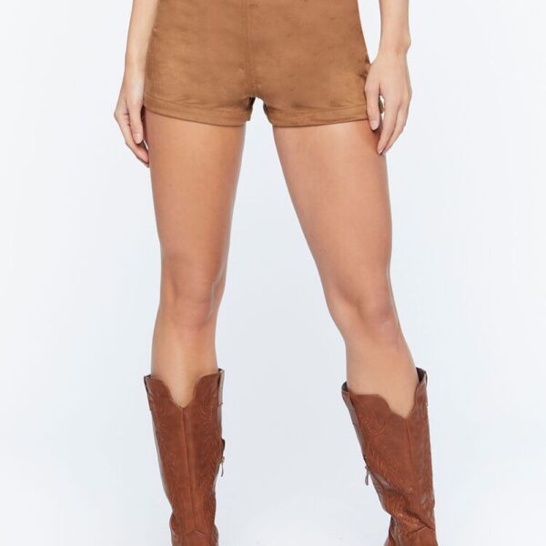 Womens Suede Shorts USA