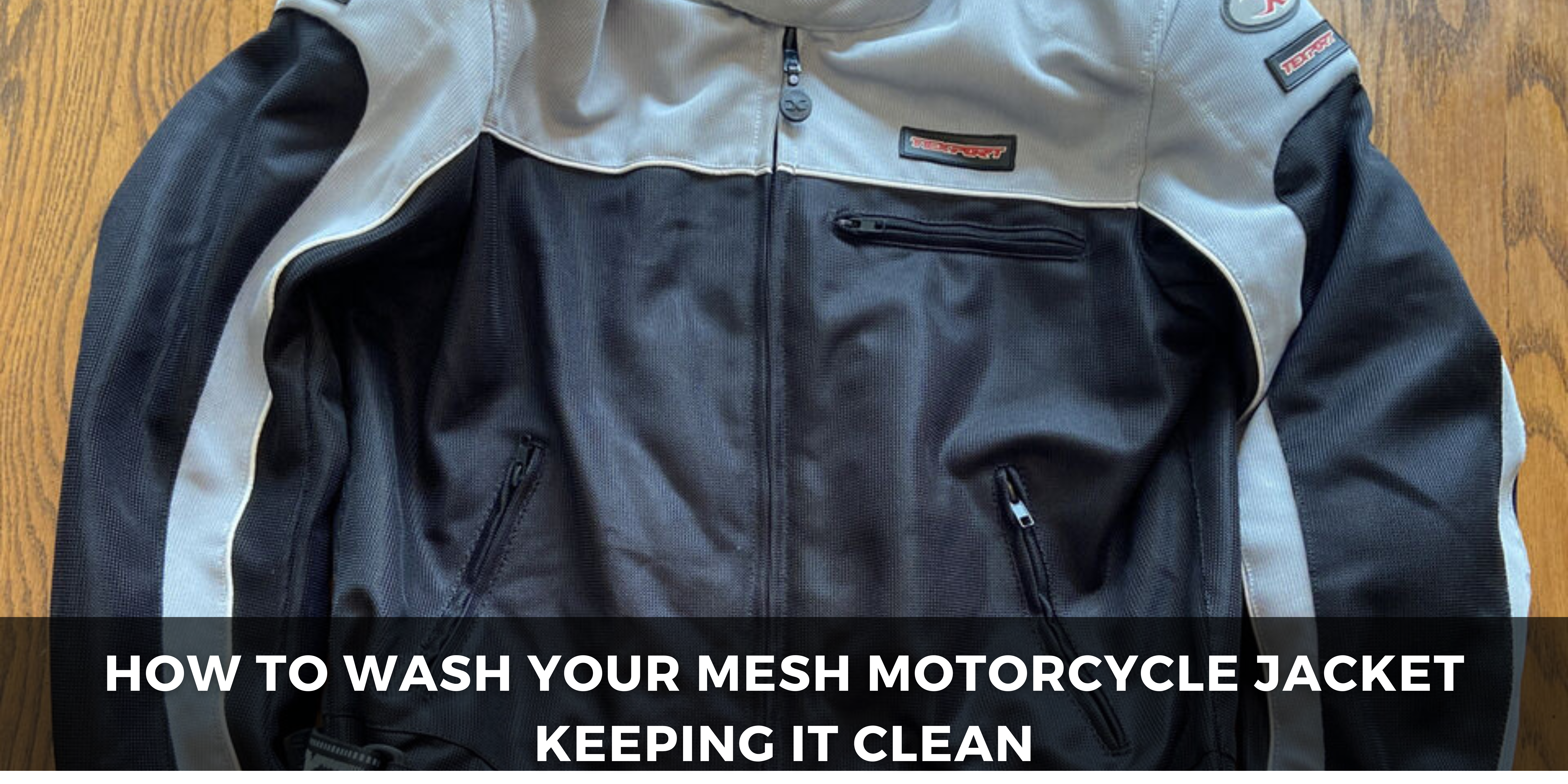 how to wash mesh motorcycle jacket