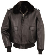 A-2 Naked Cowhide Leather Flight Jacket (184SM)