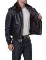 A-2 Naked Cowhide Leather Flight Jacket (184SM) in United States