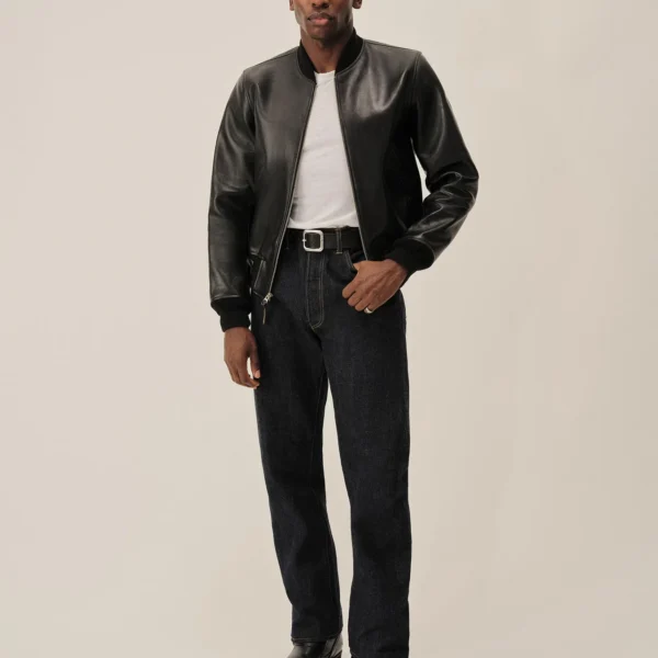 Bruiser Leather Bomber Jacket US