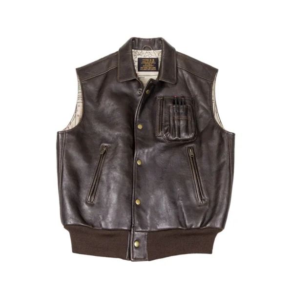 The Stearman Leather Vest Z2129VC